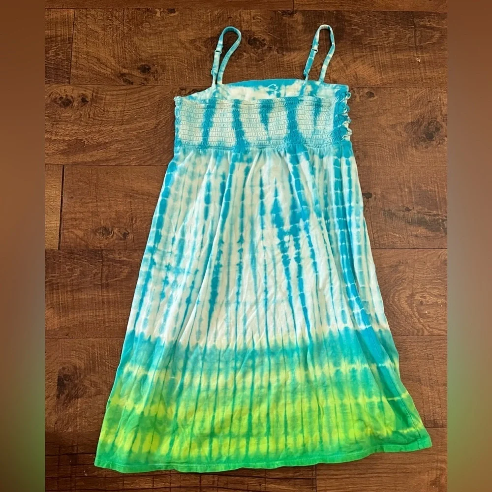 Justice girls sundress tie dye Sz 14
